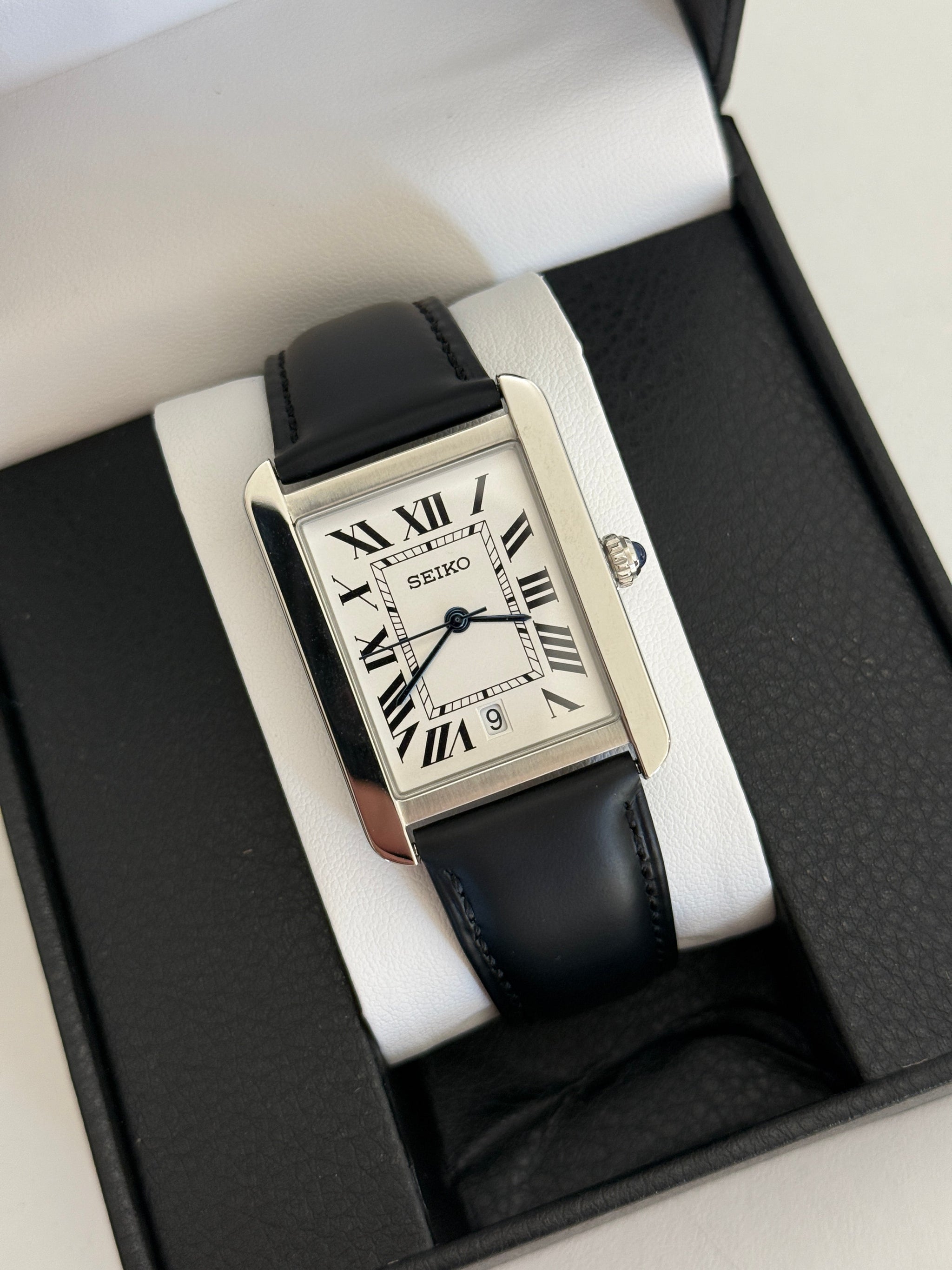 Seiko White Santos Mod