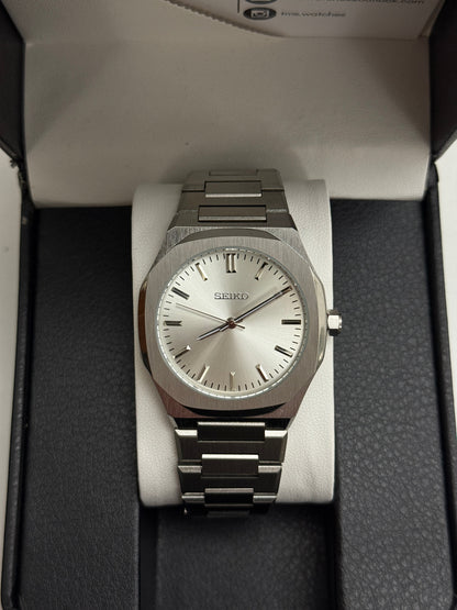 White Seiko Edge Custom Mod (Quartz)