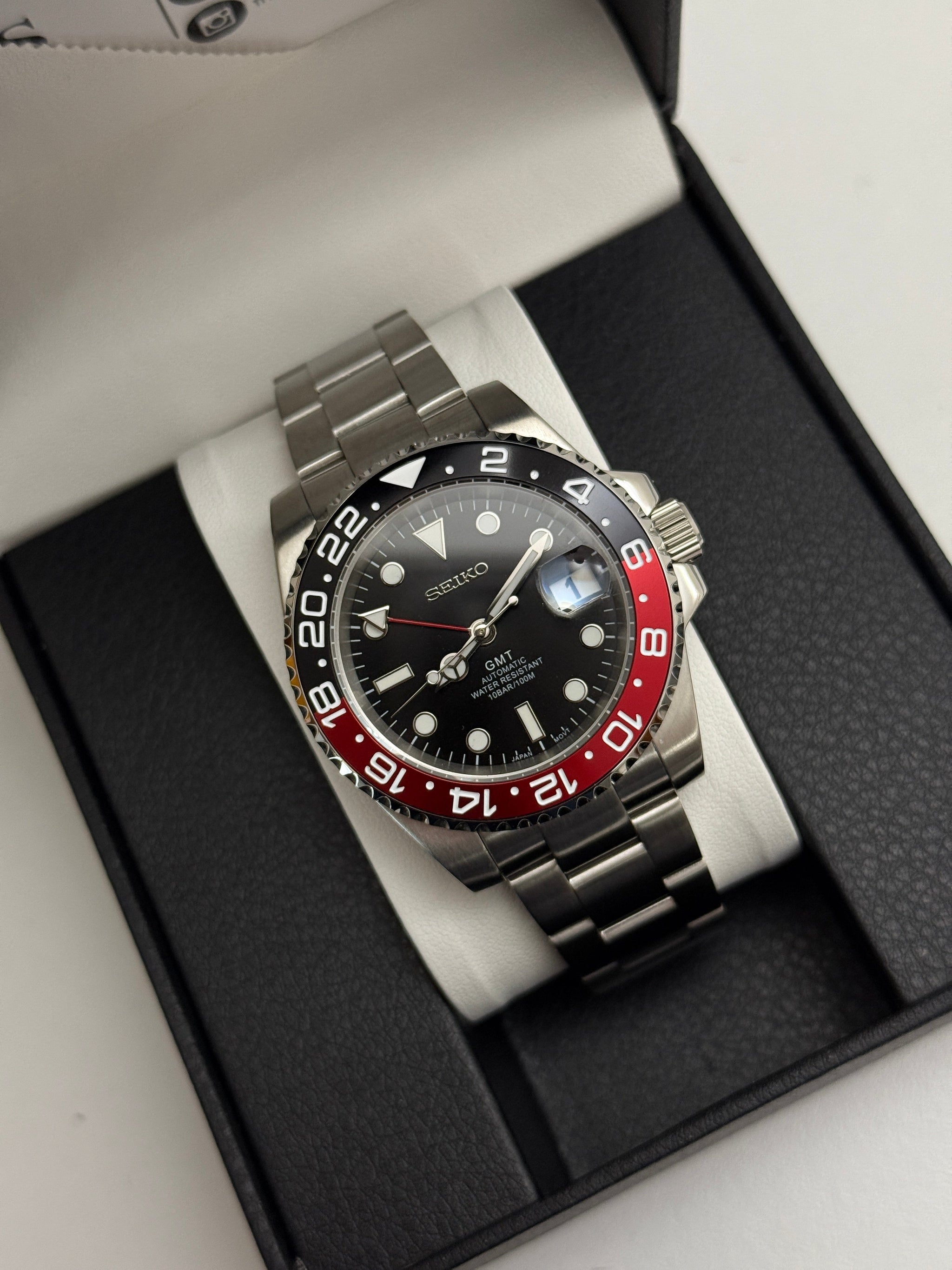 Coke GMT Custom Seiko Mod