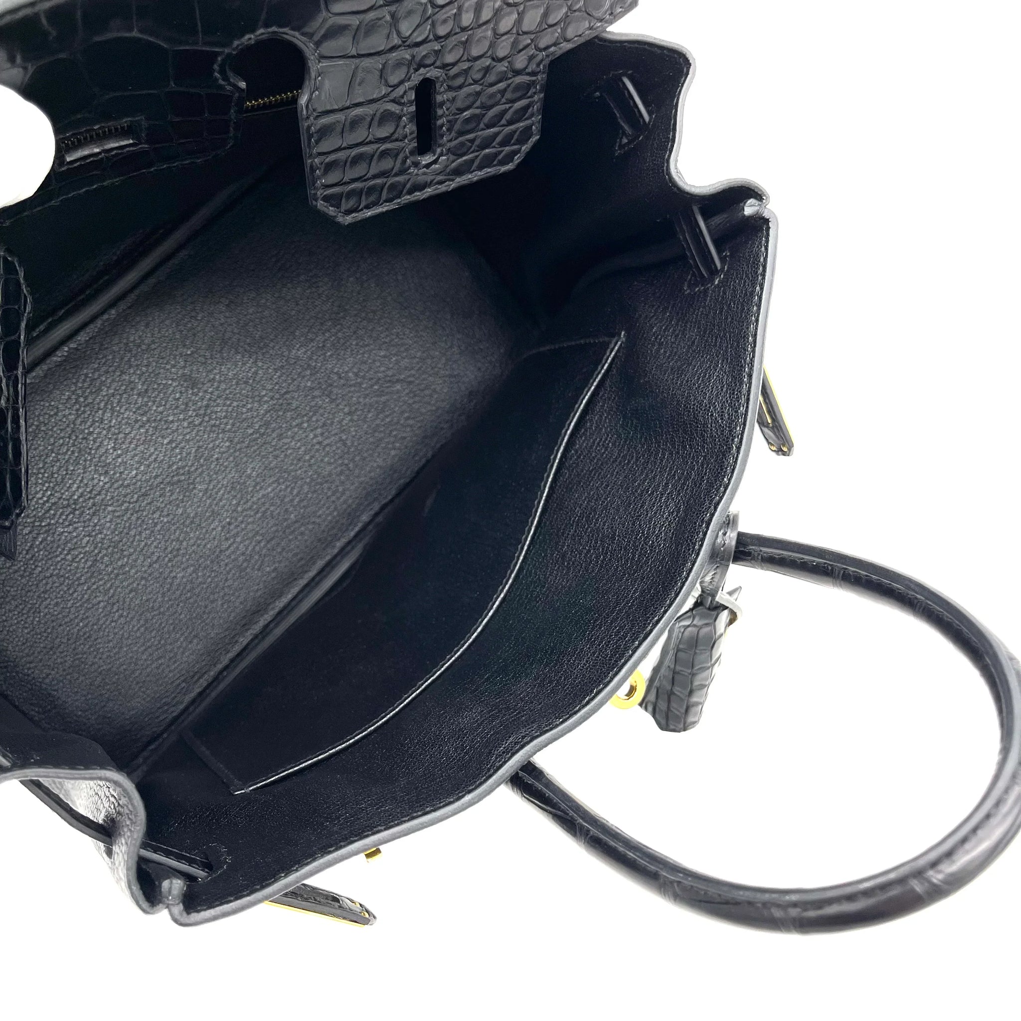 Matte Alligator Birkin Touch 25