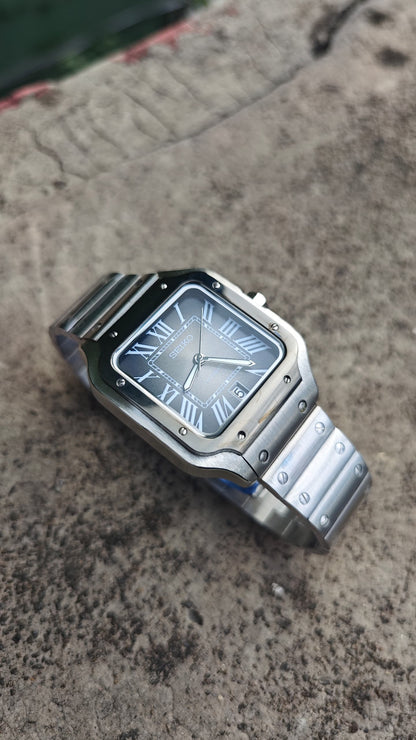 Seiko Graphite Santos Mod