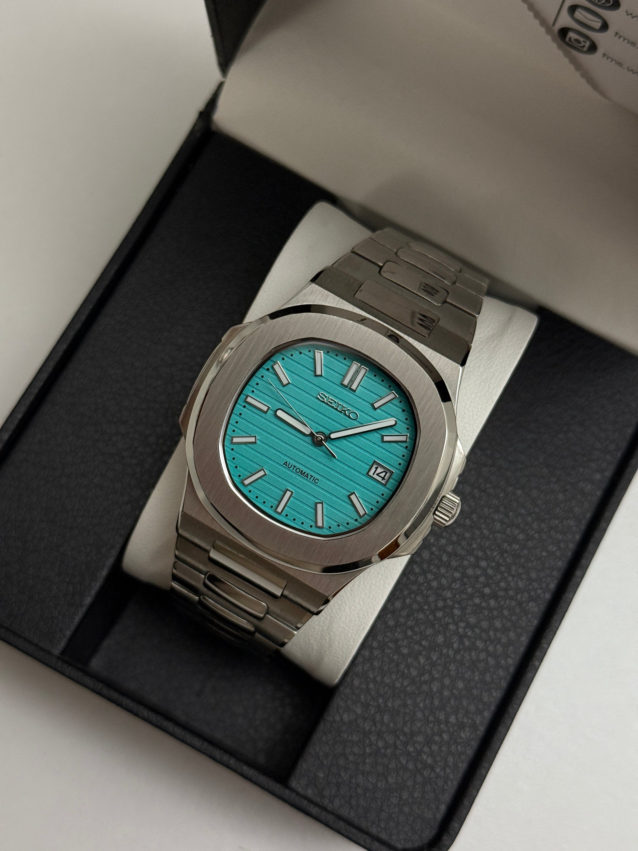 Tiffany Nautilus Custom Seiko Mod