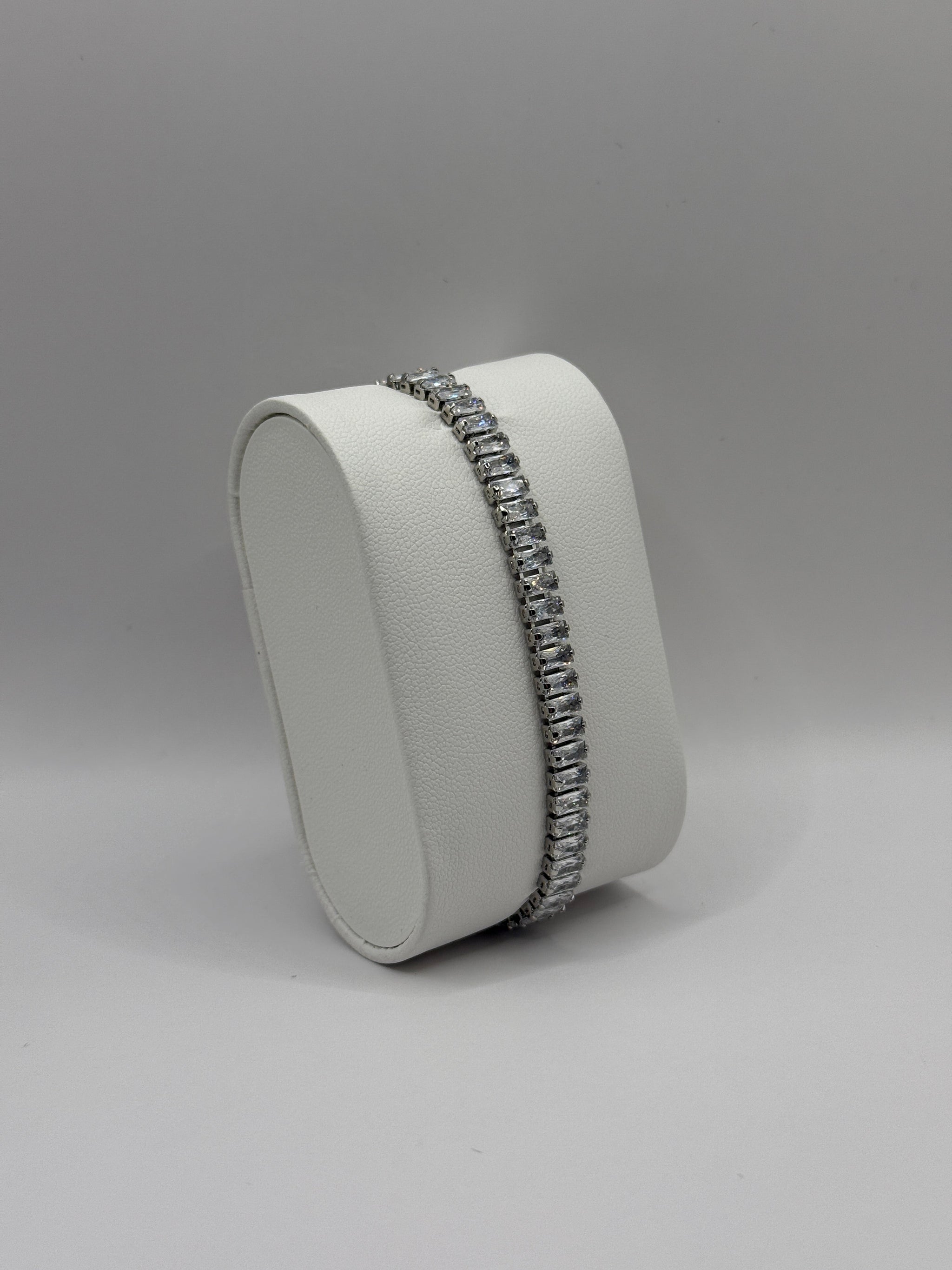 Emerald Cut Unisex Bracelet