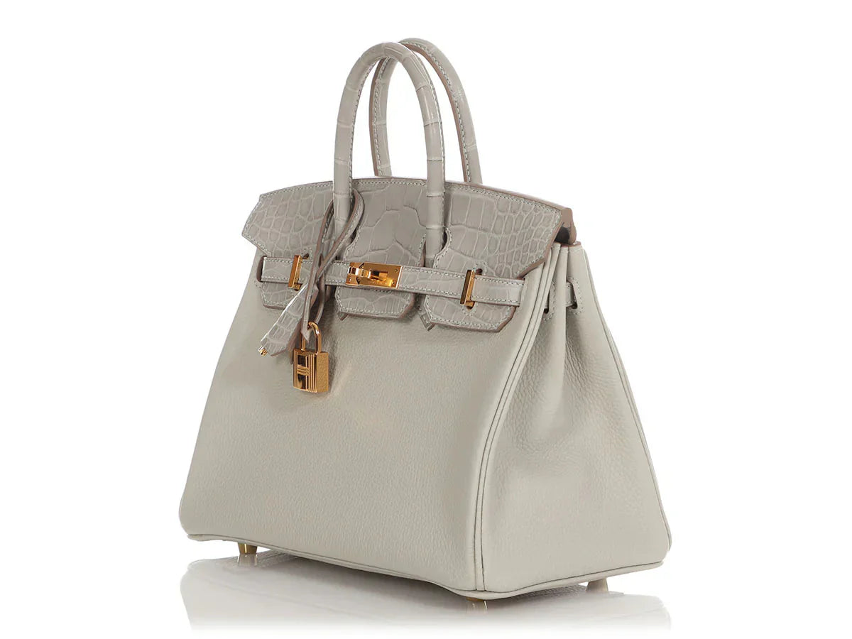 Matte Alligator Birkin Touch 25
