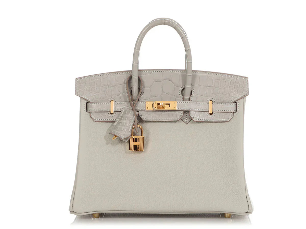 Matte Alligator Birkin Touch 25