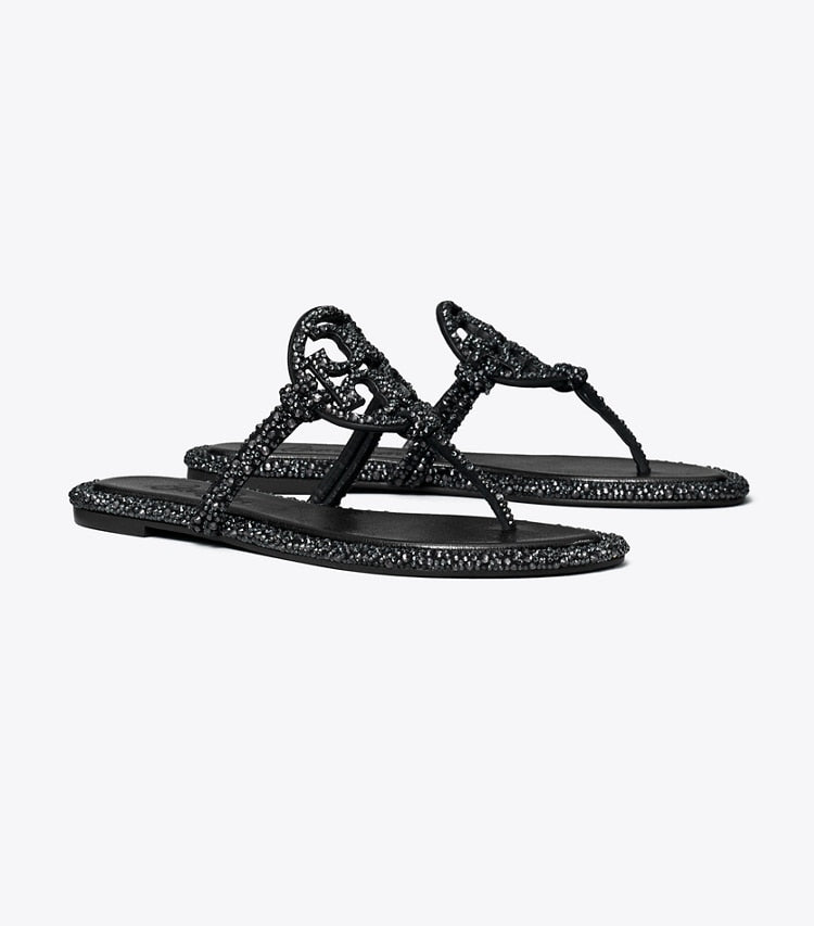 KNOTTED CRYSTAL SANDAL