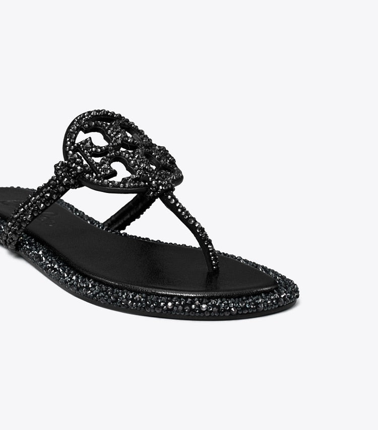 KNOTTED CRYSTAL SANDAL