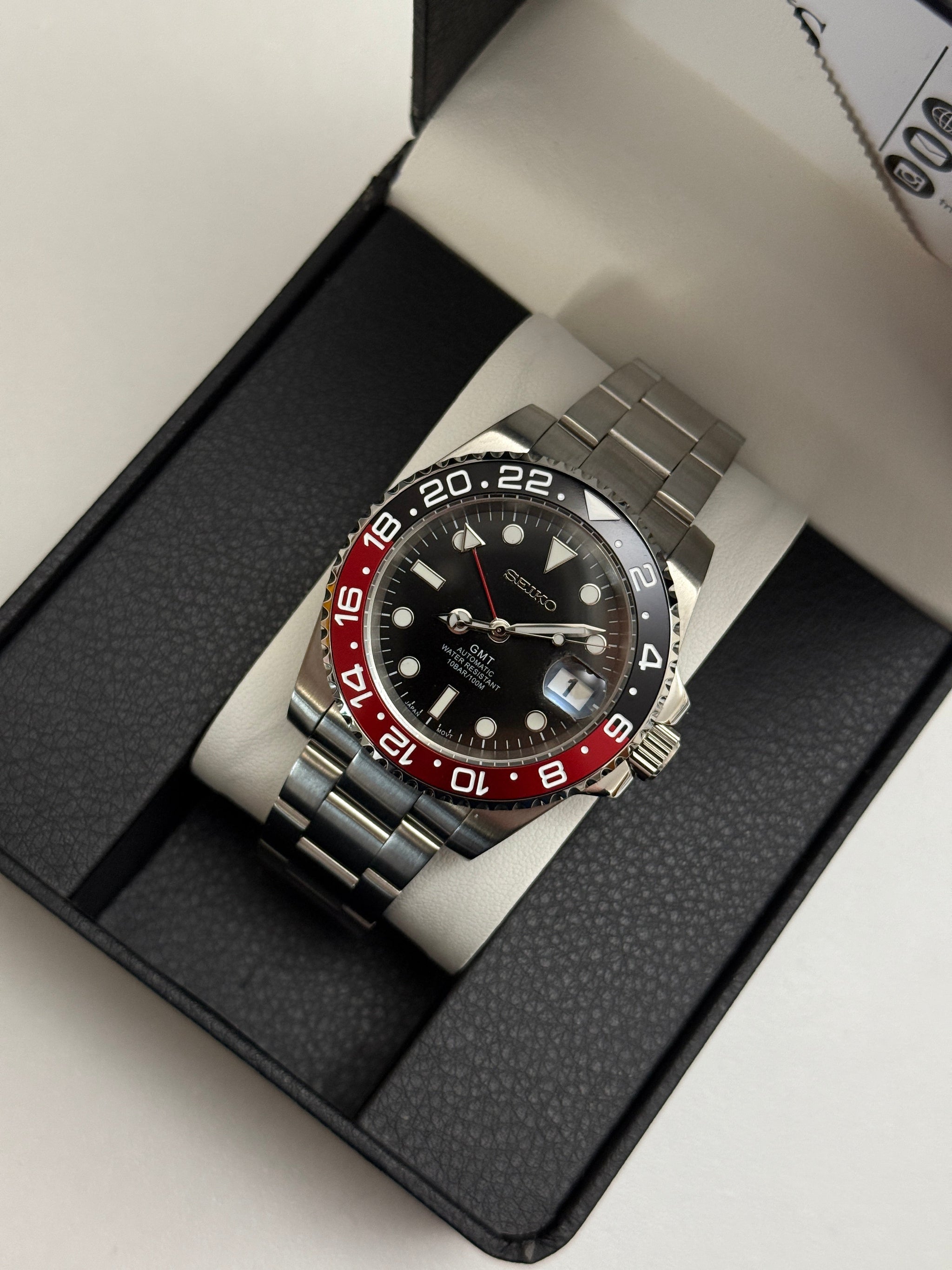 Coke GMT Custom Seiko Mod