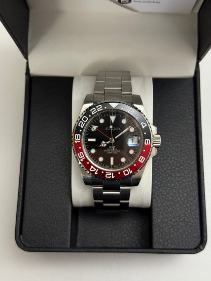 Coke GMT Custom Seiko Mod
