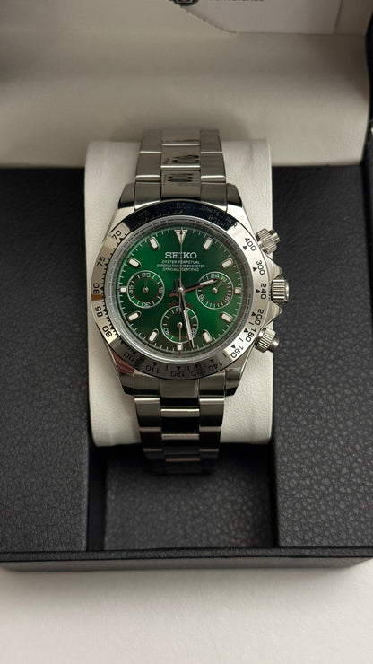 Green Seiko Daytona Custom Mod (VK63)