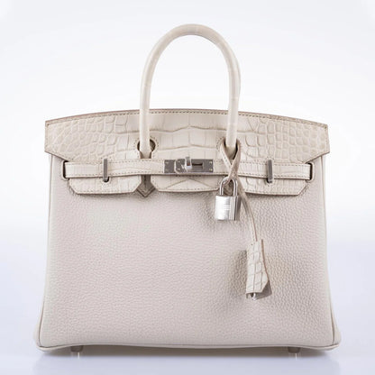 Matte Alligator Birkin Touch 25