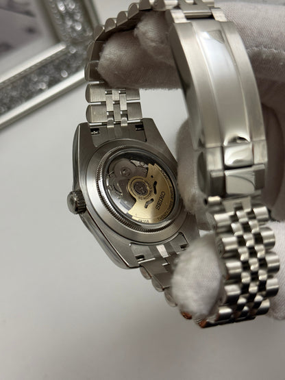 Purple Sunburst DateJust Custom Seiko Mod