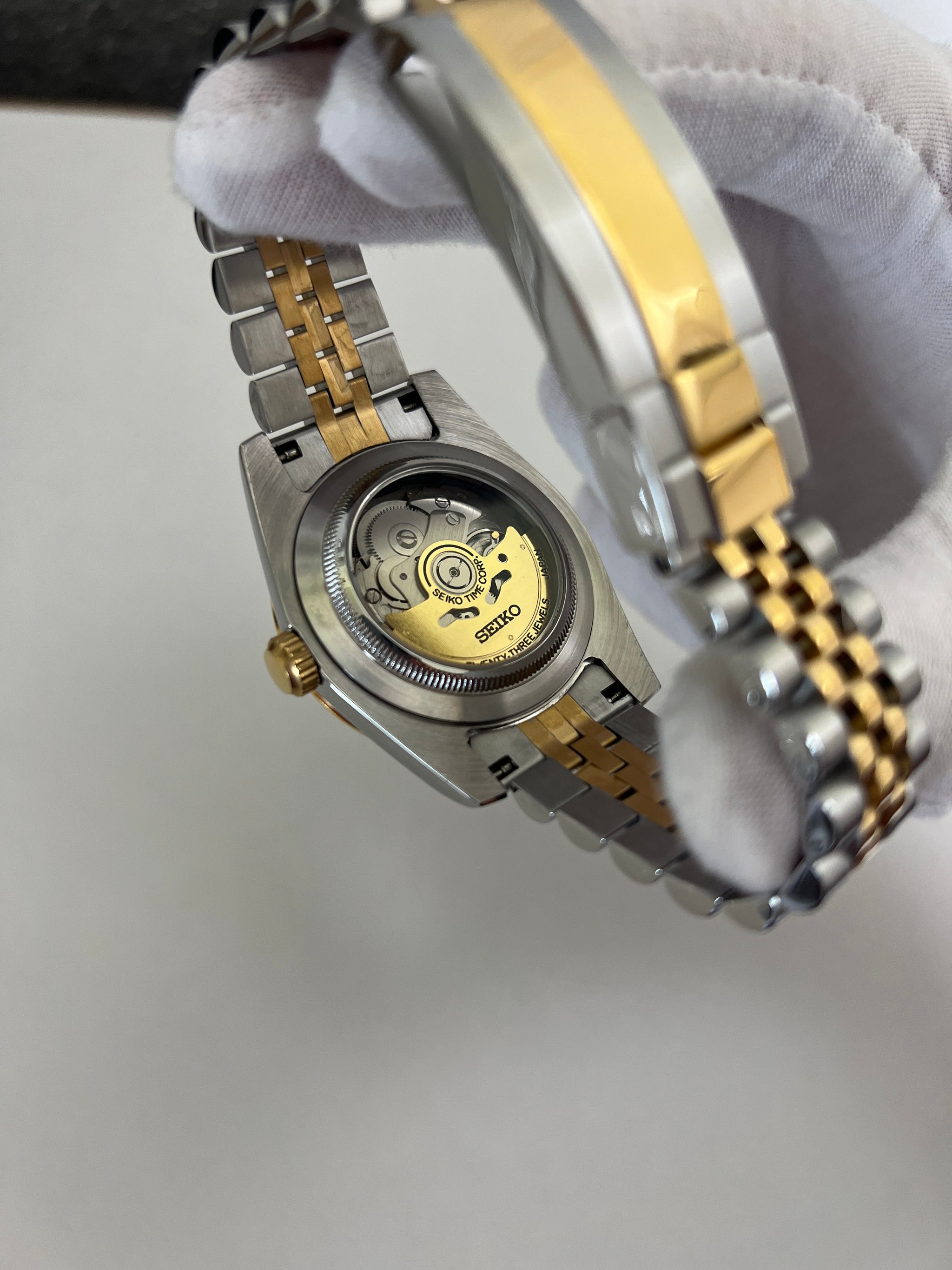 Two-Tone Arabic Datejust Custom Seiko Mod 36mm