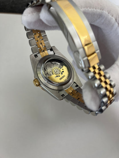 Two-Tone Arabic Datejust Custom Seiko Mod 36mm