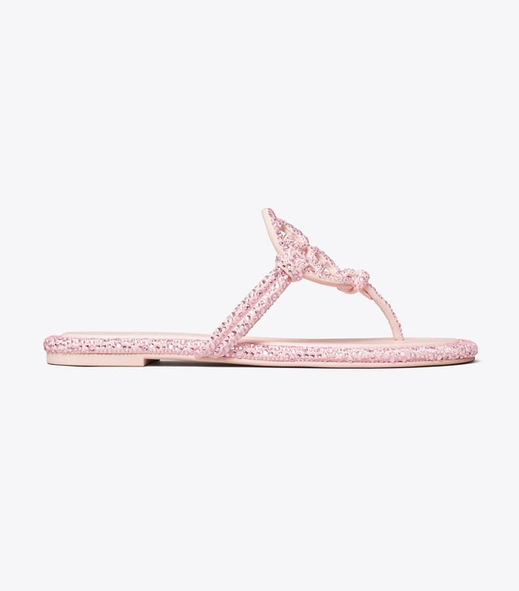 KNOTTED CRYSTAL SANDAL