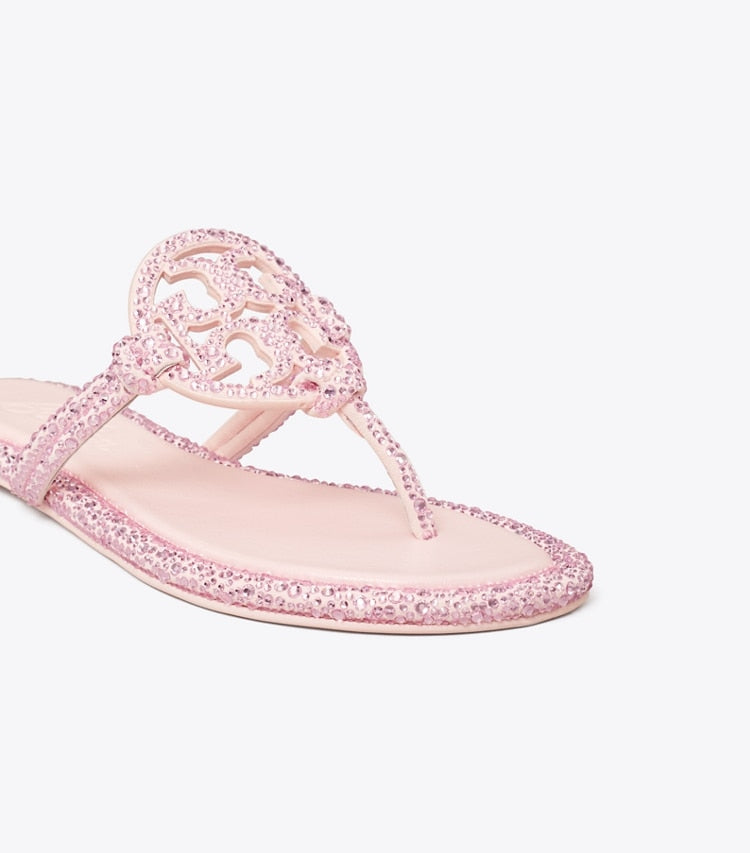 KNOTTED CRYSTAL SANDAL