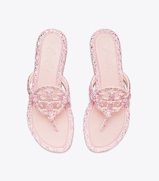 KNOTTED CRYSTAL SANDAL