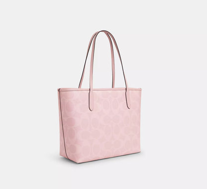 City Tote In Signature Canvas