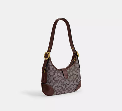 Hamptons Hobo Bag In Crystal Jacquard