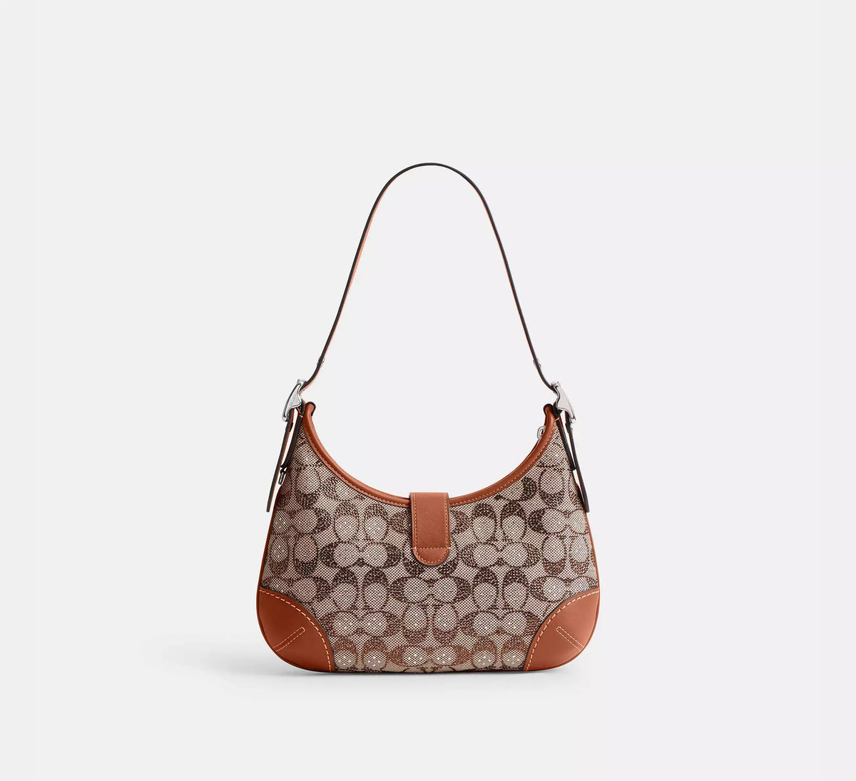 Hamptons Hobo Bag In Crystal Jacquard